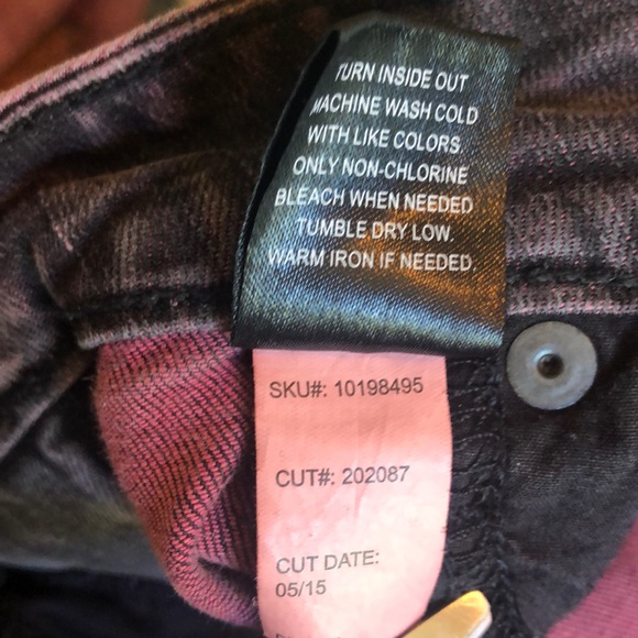 Lovesick Purple Acid Wash "The Skinny" Jeans 5 - Picture 8 of 8